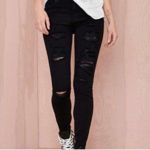 AGOLDE Distressed Denim
